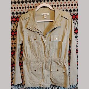 Medium khaki Croft & Barrow jacket